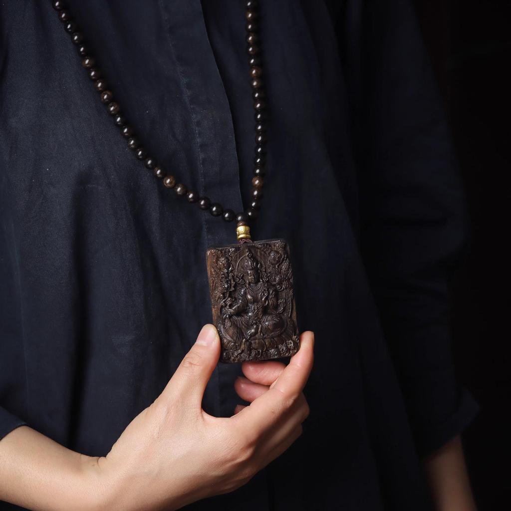Chengui Zhao Gongming Martial God of Wealth Pendant Necklace – Five Ways God of Wealth Design for Men and Women