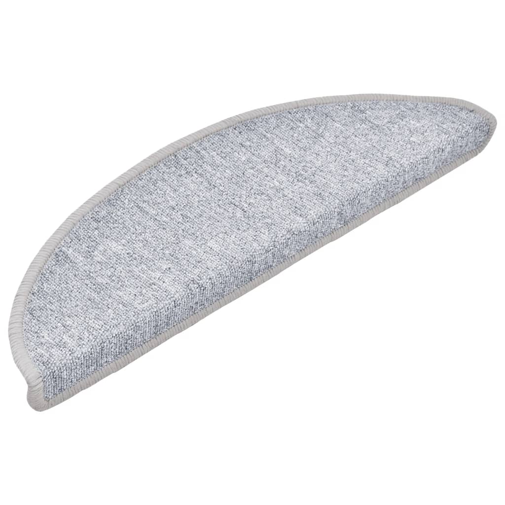 Vidaxl Nakładki Na Schody, 15 Szt., 56 X 17 X 3 Cm, Jasnoszare