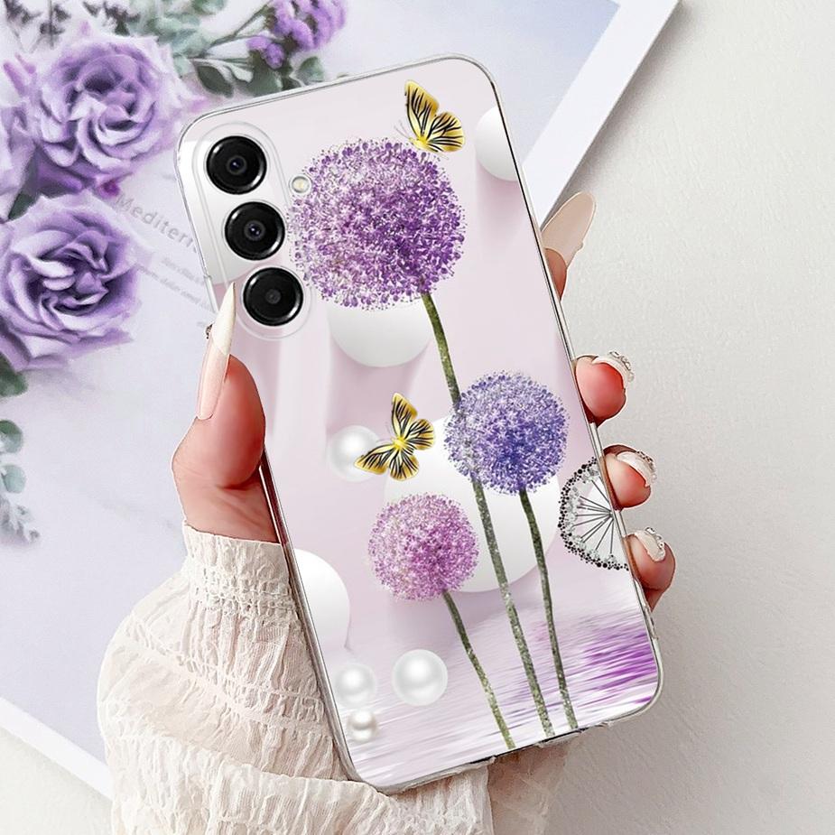 For Samsung Galaxy A17 5G Case SM-A176B Cute Cat Painted Cover 6.7'' Soft Silicone Case For Samsung A17 A 17 GalaxyA17 5G Fundas