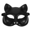 Party Mask Fashion Shows Masquerade Costume Cosplay Accessory Solid-colored Mask Black Plastic 1Set