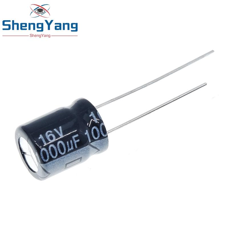 TZT 10/30PCS Higt Quality 16V1000UF 10*13mm 1000UF 16V 10*13 Capacitors