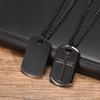 Collares Colgantes de Placa de Perro Cruzados para Hombres Niños, Collares Colgantes de Acero Inoxidable Pulido Alto, Regalos de Joyería para Esposo PAPÁ MEJOR AMIGO