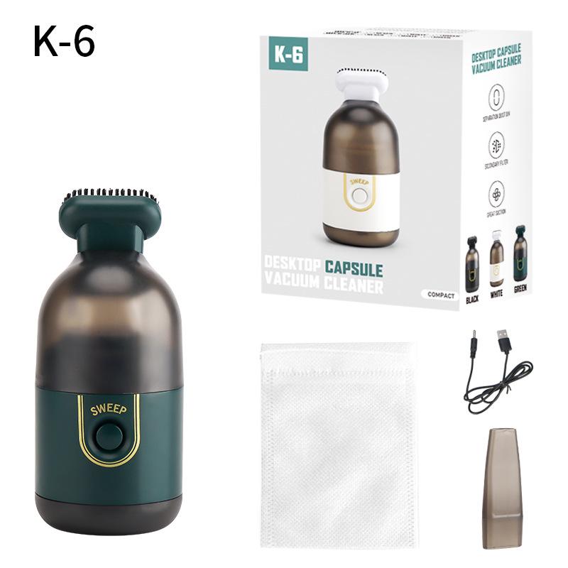 USB Rechargeable Mini Desktop Vacuum Cleaner for Eraser Crumbs and Keyboard Dust Removal