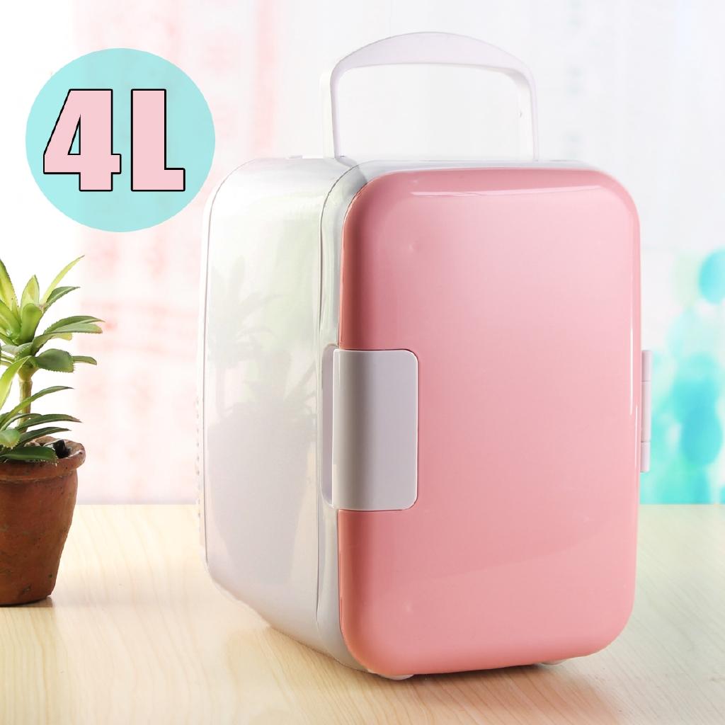 DC 12V 4L Car Refrigerators Ultras Quiet Low Noise Car Mini Refrigerators Freezer Cooling Heating Box Fridge Home Outdoor