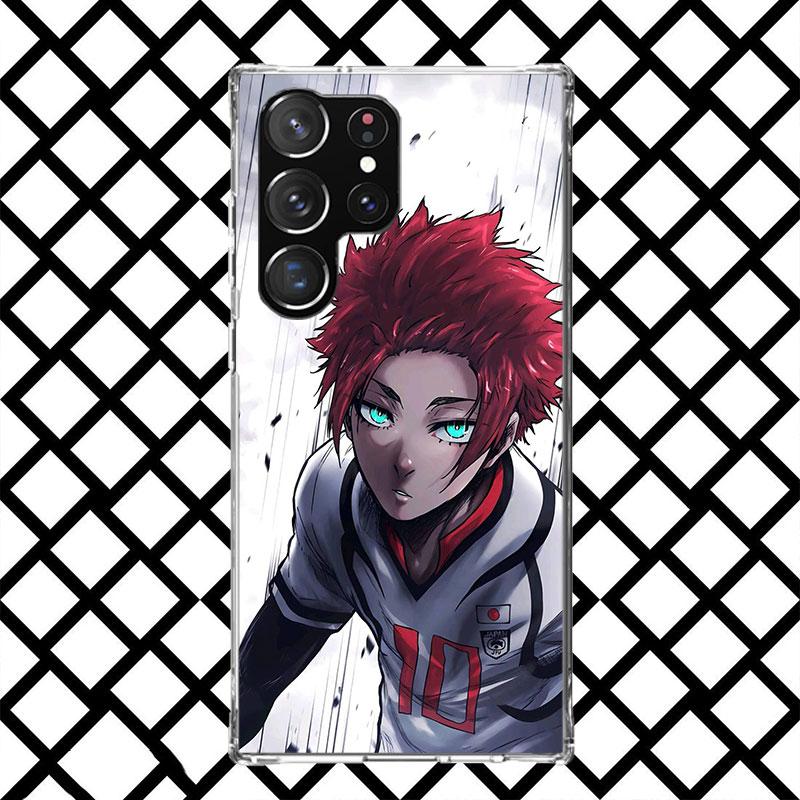 Blue Lock Shidou Ryusei Phone Case for Samsung Galaxy S26 S25 Edge S24 S23 Ultra S22 Plus S21 FE S20 + Soft Cover Print Fundas G