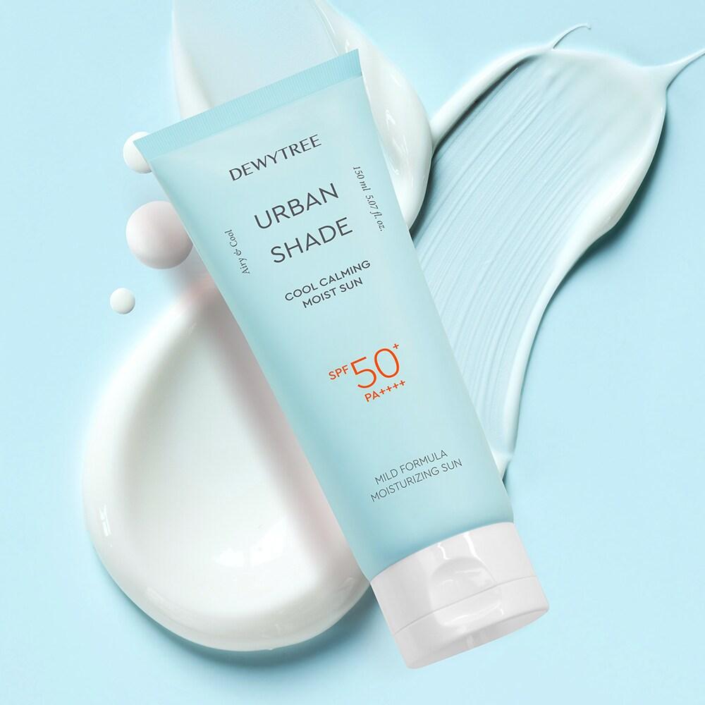 DEWYTREE Urban Shade Cool Calming Moisture Sun Cream SPF50+ PA++++ 150ml 1 unit UV protection