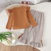 Kids Casual Long-Sleeve Set, Comfortable Daily Wear Outfits