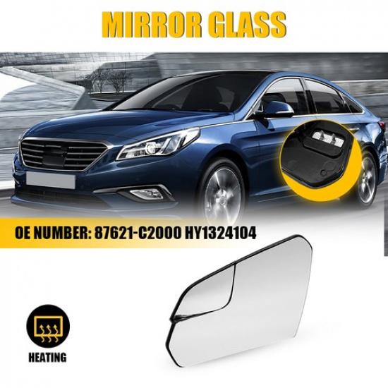 Fit Hyundai Sonata 2015- Left Side Heated Mirror Glass Driver 87621C2000