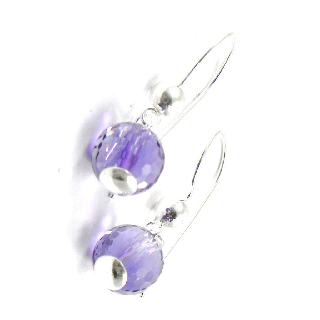 Les Trésors De Lily [I2796] - Silberne Amethystohrringe „Heaven“