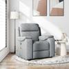 VidaXL Reclining Massage Chair Light Grey Fabric, Massage Chair, Armchair, Sofa Armchair, Office Chair 4015690
