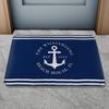 Welcome Aboaro Your Boat Name Since Floor Mat Personalized Nautical Rug Door Mat Entrance Carpet for Bathroom Welcome Mat