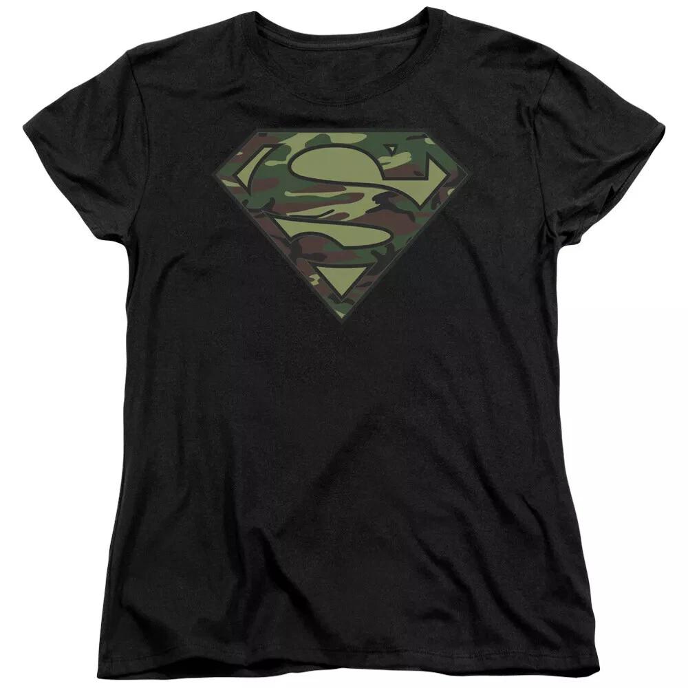 Superman  Camo Logo  Women s T-Shirt M