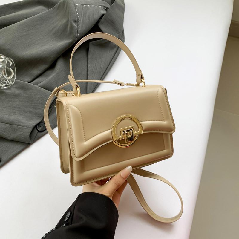 Шикарная модная сумка 2024 Лето Новая Корейский стиль Сумка через плечо Винтажная Большая вместимость хаки