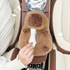Car Tissue Boxes Capybara Plush Accessories Car Backseat Hanging Tissue Bag Box Plush Holder Cover Auto Toys Interior Decoration