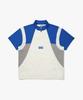 Aqua Dune Stretch Woven Short Sleeve Anorak Blue