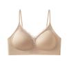 Traceless Liquid Foundation Underwear Women's Small Breasts Gather, Show Big, Not Empty Cup, Invisible Full Cup, Thin Shoulder Strap, Lace Bra Cover