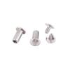 2Set Kerosene  Universal Silver Removable Screw Nut Rivet Steel Wheel Set For Zippo Gasoline  Repair Diy Part