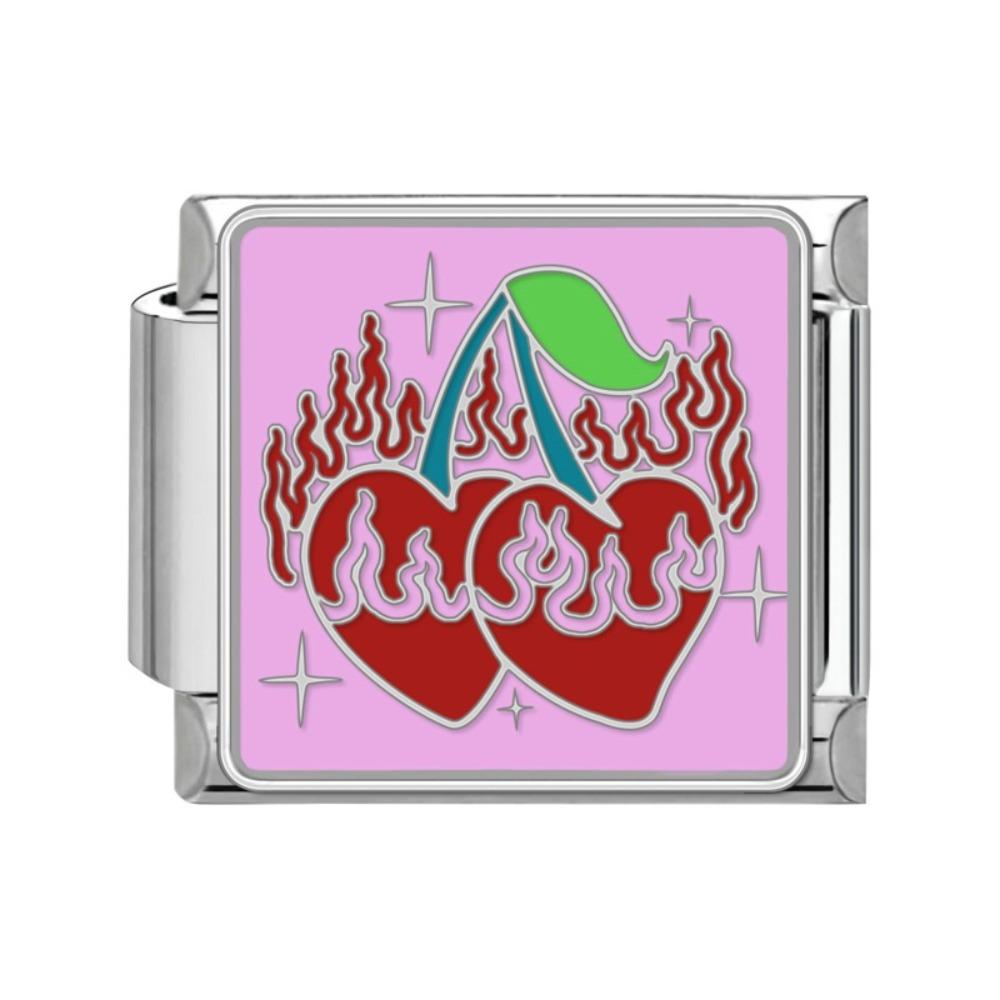 

Красная вишня бант инструмент для изготовления браслетов DIY ювелирные изделия шарм браслет звеньевой браслет модуль женщина девушка Style 5