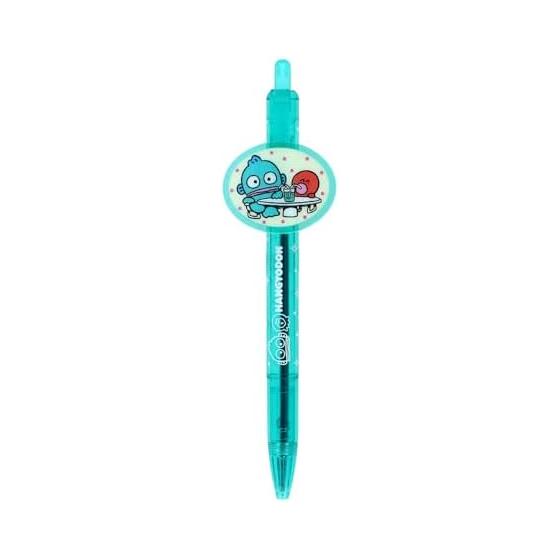 Sun-Star Stationery Hangyodon Sanrio Characters Goods Ballpoint Pen with Plate Green S4659678