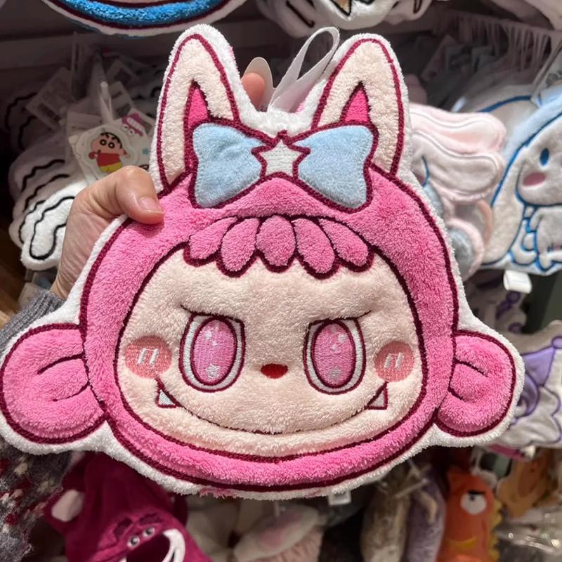 Cute Hand Towels Bathroom Thick Coral Velvet Handkerchief Children Cartoon Absorbent Hanging Towel Kawaii Hand Towel