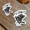 Funny Screaming Chicken Sticker, Meme Sticker, Funny Chicken Humor Decal, Sticker, Sticker