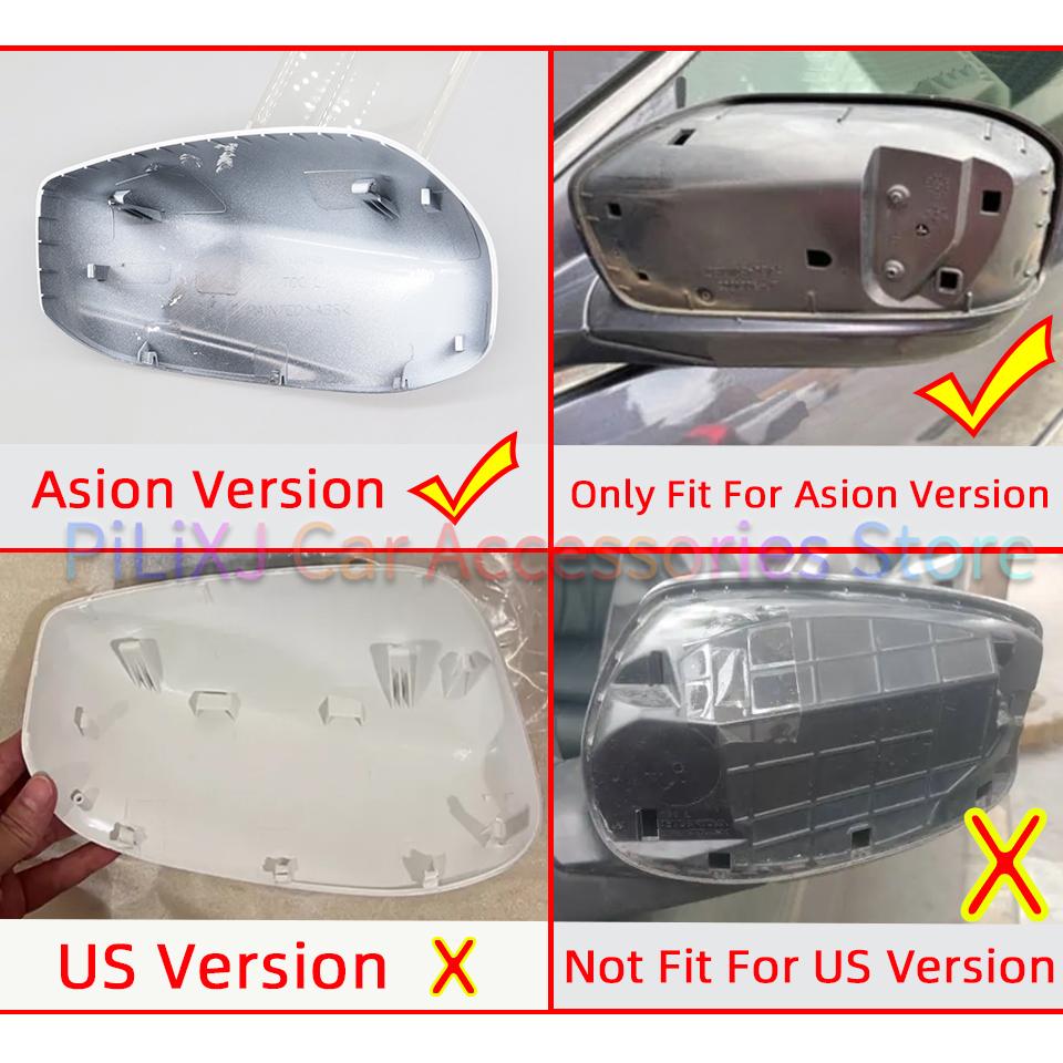 Car Accessories For Honda Accord CP 2008-2013 Rearview Mirror Cover Cap OutSide Door Wing Mirror Housing Shell Lid Painted