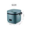 2026 Mini Olla Arrocera Automática para el Hogar Cocina Eléctrica 1-2 Personas Calentador de Comida Vaporera 1.2L Pequeña Olla Arrocera