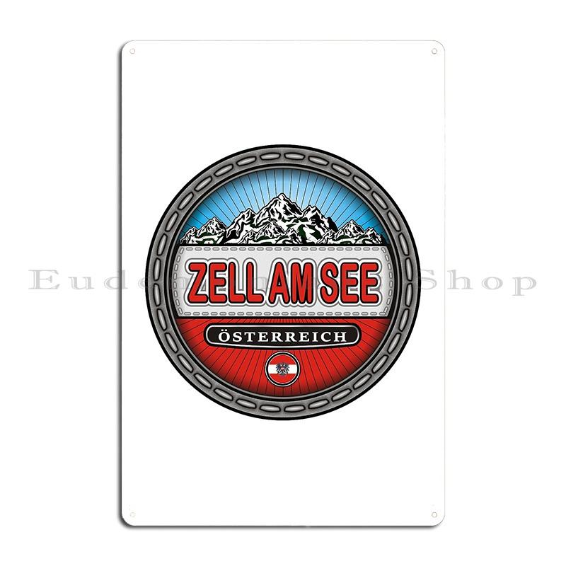 Grossglockner Austria Retro Travel Emblem Metal Sign Poster Club Funny Classic Custom Tin Sign Poster 20x30cm(7.8x11.8inch)