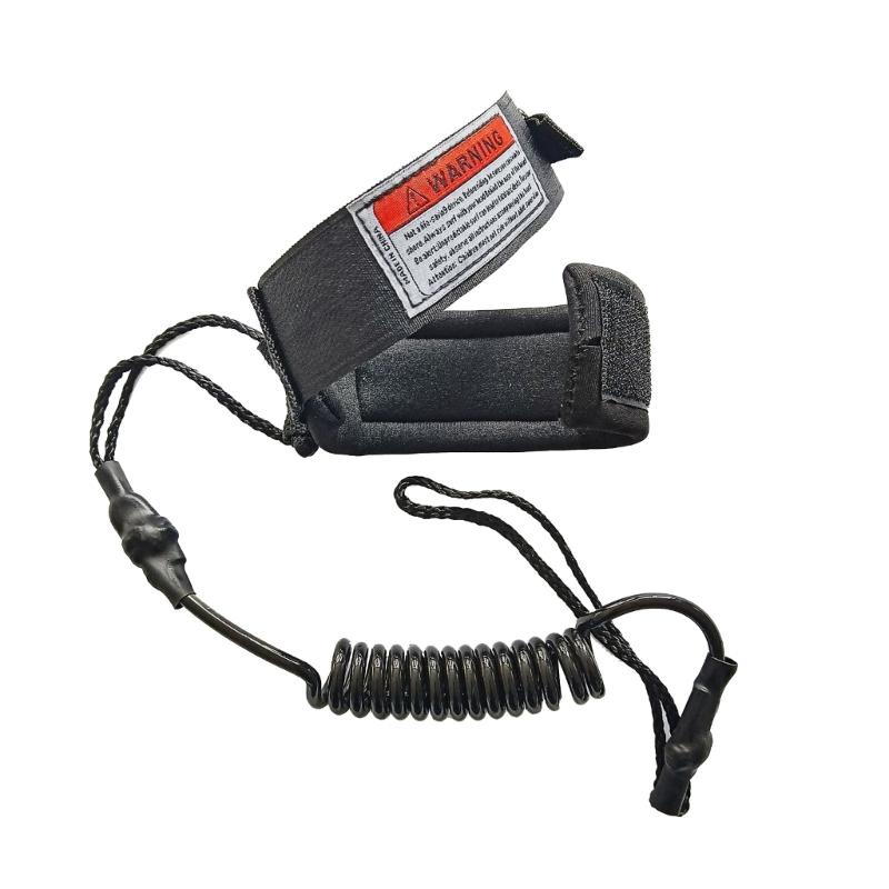 Coiled SUP Leash Coiled Paddle Board Leashes Thick Wrist Strap Stand-up Paddleboards Hand Rope for Longboards Surfboard