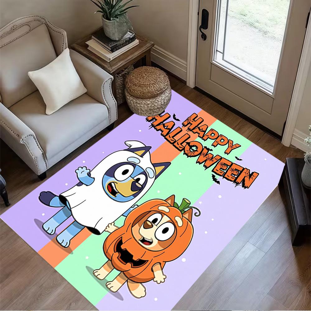 Bluey Bingo Adventure Floor Mat Suitable for Entryway Outdoor Living Rooms Kitchen Antislip Carpet Office home decor