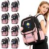 Ryggsäck, Tillbaka till skolan, Tecknad Söt Reseryggsäck Tryck Perifer Dubbelaxlad Ryggsäck För Tonåringar, Studenter, Pojkar Och Flickor