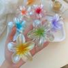 Cute Large Shark Clamp Geometric Flower Hair Claw Clip Korean Colorful Hair Crab Barrettes For Women Beach Headwear Hair Accessories
