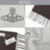 Vivienne Westwood Reversible Scarf with Carry Ribbon and 7 Colors (81030006) Bag, Wrapping, Case, (C409 Terracotta/Green) [Used]