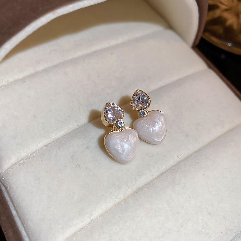 Love Geometric Earrings, Simple Flower Earrings, Fashionable Temperament Earrings, High-end Sense Earrings, Gifts