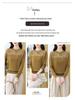 Damen Merino-Wolle Basisschicht mit Spitze und Lochmuster - Altersreduzierender Rundhals-Pullover für Herbst/Winter