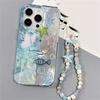 Summer Ocean Fish Butterfly Case For iPhone 16 15 14 13 12 11 Pro Max Plus With Lovely Starfish Bracelet Anti-Lost Cove