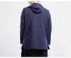 Men's Retro Linen Hooded Jacket: 2021 Autumn/Winter Chinese Style with Frog Buttons