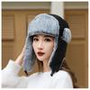 Windproof Lei Feng Hat Warmth Plush Hood Cap Fashion Cold Hat  For Women Man