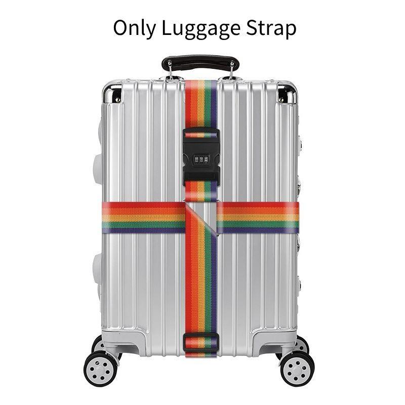 Durable Luggage Strap Cross Packing Belt Secure Travel Bag Protective Tightening Reinforcement Rope