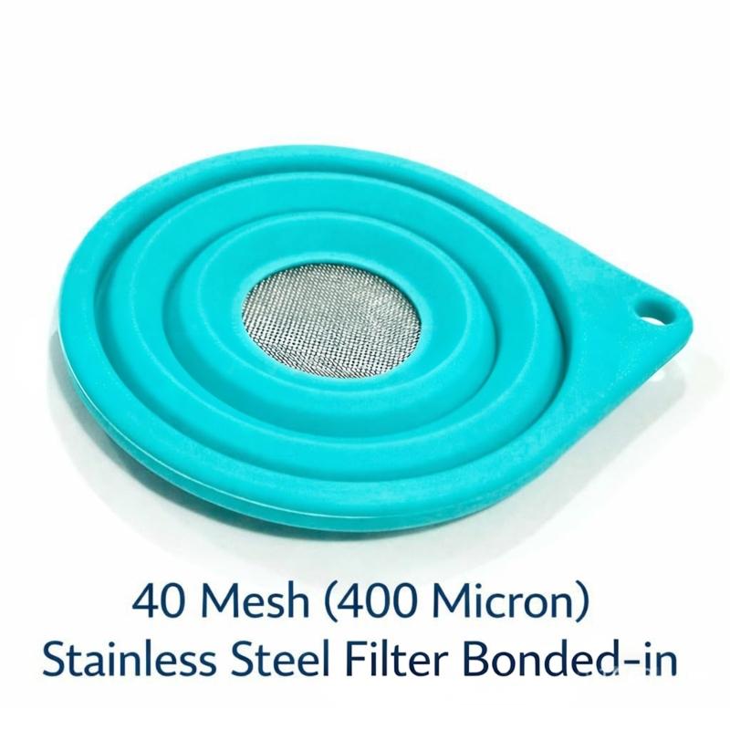 Silikon Tee-Ei Kollabierbares Design Spart Platz Faltbarer Trichter Sieb Für losen Teeblatt Und Kaffee Weinfilter