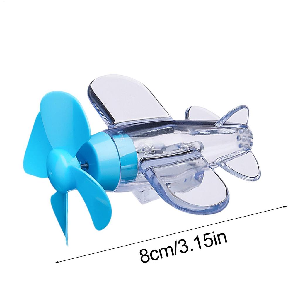 Car Rotatable Airplane Wind Powered Small Led Light Airplane Decor Car Styling Ornaments Bikes Motorcycle Bicycle Decorations