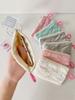 1PC autumn and winter bow silver gloss makeup bag small portable cute earphone data cable storage bag wallet