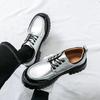 Fashionable Thick Soled Men Leather Oxford Shoes Classic British Style Leather Casual Shoes High-quality Men Urban Elegant Shoes