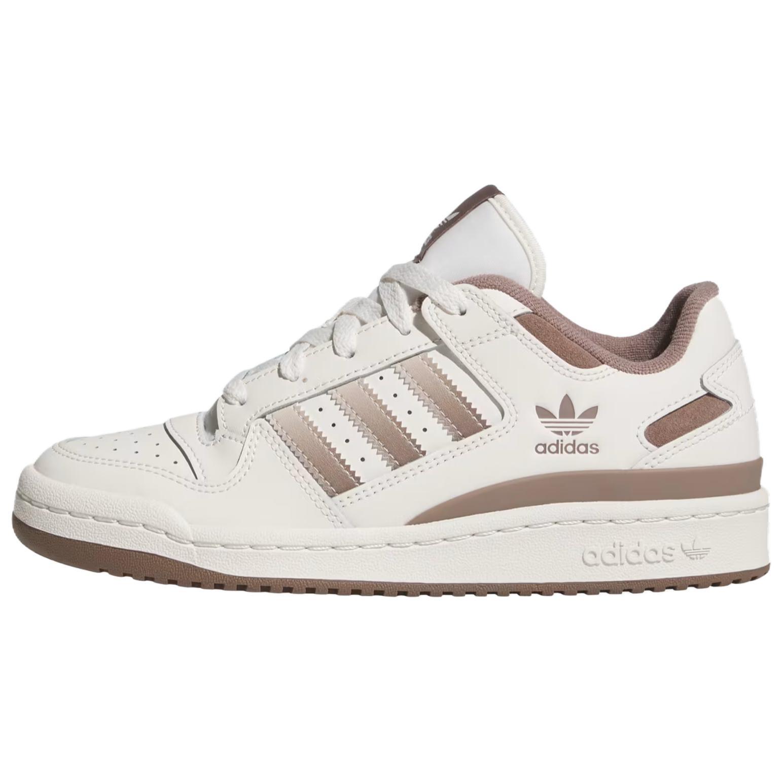 (WMNS) adidas Forum Low CL Wonder White Trace Brown Women s JI3257 EU 36