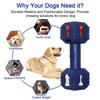Rubber Sport Toy Indestructible Leakage Food Dumbbell  Hiding Food Bite Pet Chew Dog Toy Dog Safe Rubber Toy