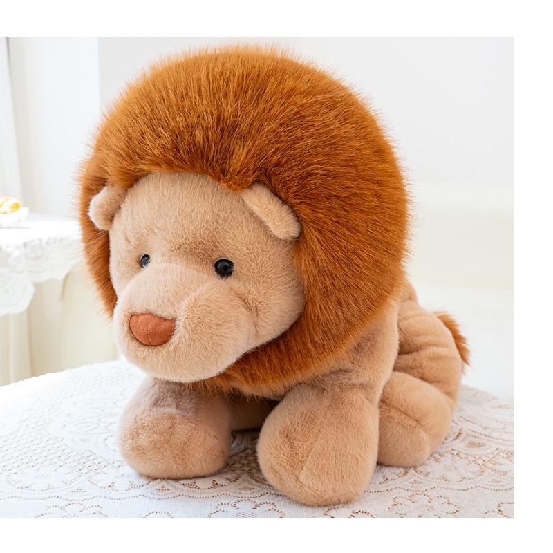 

Cute Lion Plush Doll: Soft Soothing Companion for Kids, Perfect Birthday Gift 30 cm львиный