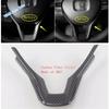Lapetus Auto Styling Steering Wheel Strip Cover Trim 2 Colors / Matte / Carbon Fiber Style Fit For Honda Accord 2018 -  ABS