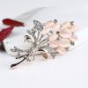 Brooch Female Rose Gold Wheat Ear Flower Corsage Elegant Suit Pin Accessories Classic Retro