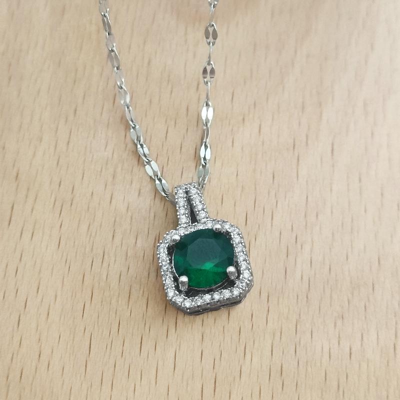 1pcs new style micro-zircon princess purse copper pendant necklace feminine personality and collar chain accessories