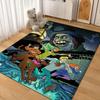 Scoobydoo Mystery Gang Printed Rug Nonslip Easyclean Carpet For Living Room Play Area Hallway Home Party Decor New Year Gift